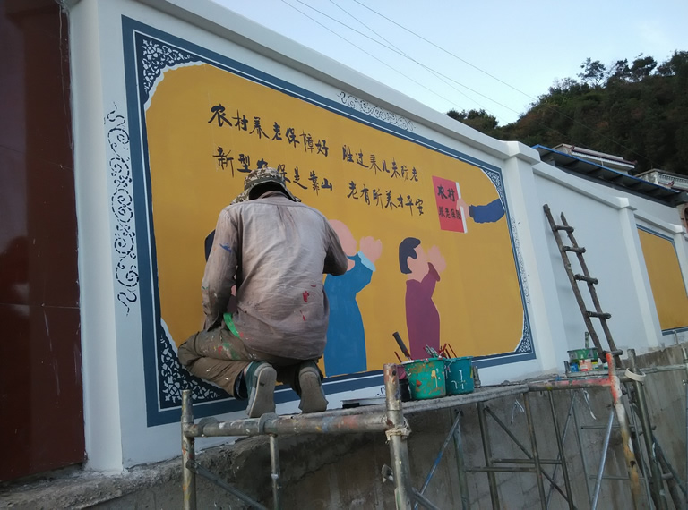 新余博雅藝術手繪公司:用心服務